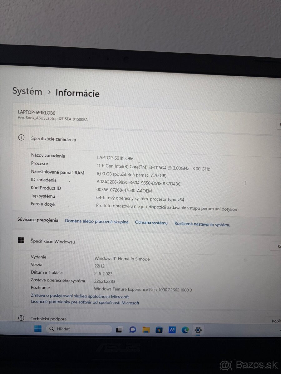 Asus vivobook X1500E - 2