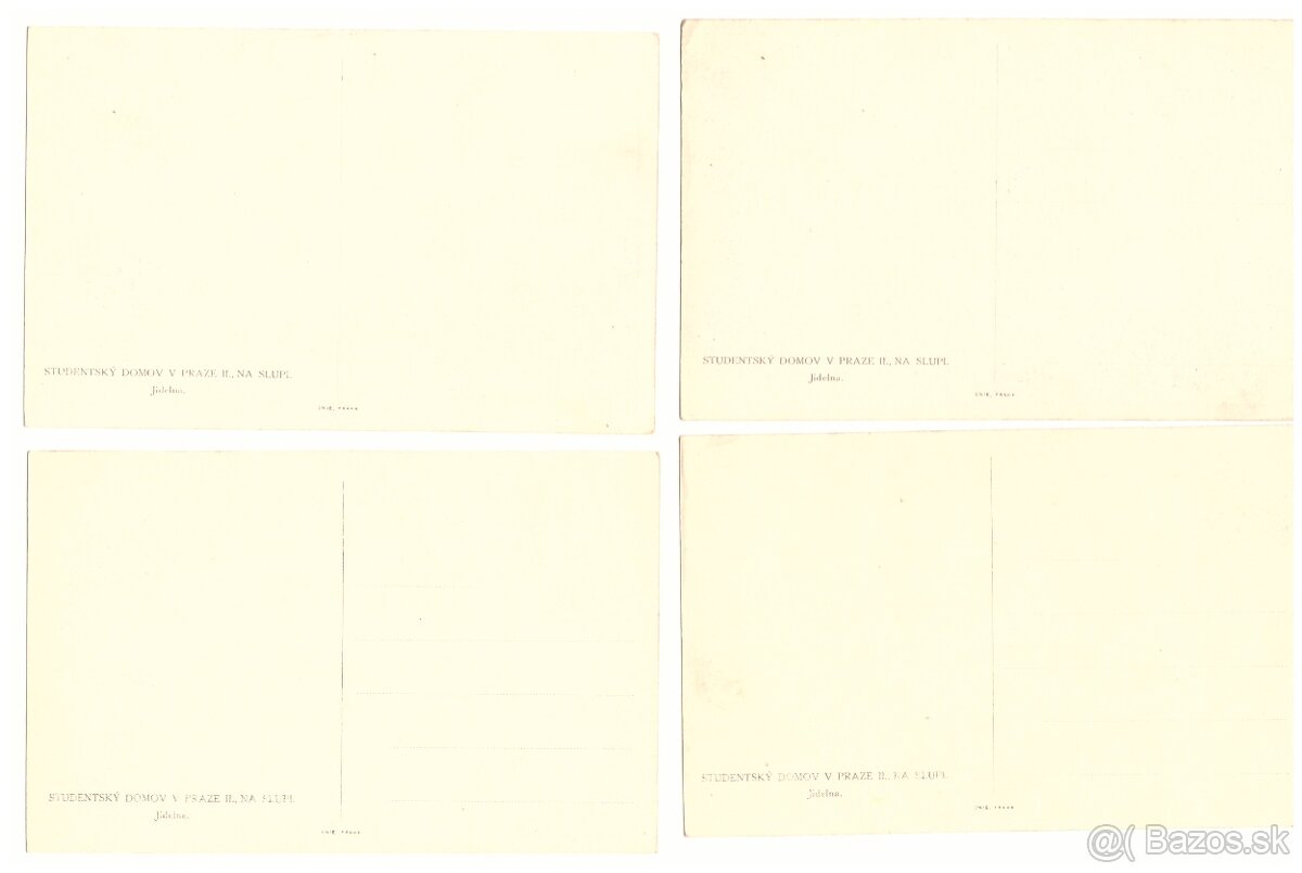 Pohľadnice Studentský domov Praha - 2