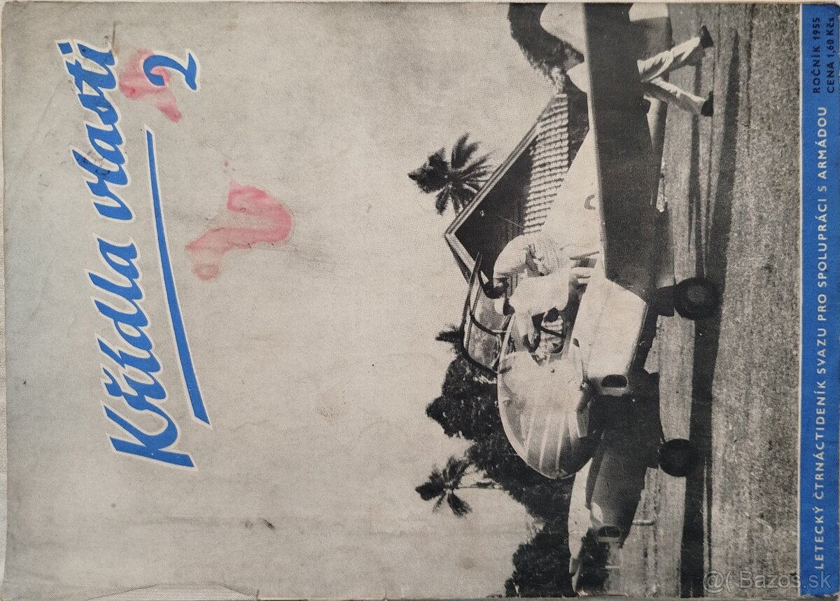 Časopisy Křídla vlasti ročník 1955 - 2