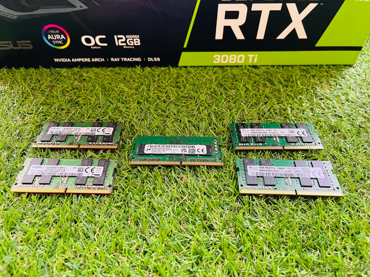 Predám RAM 16GB DDR4, 90 EUR kus - 2