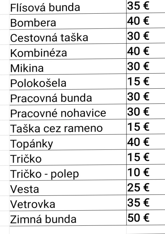 Predám NOVÉ rôzne auto-oblečenie za POLOVIČNÉ CENY - 2