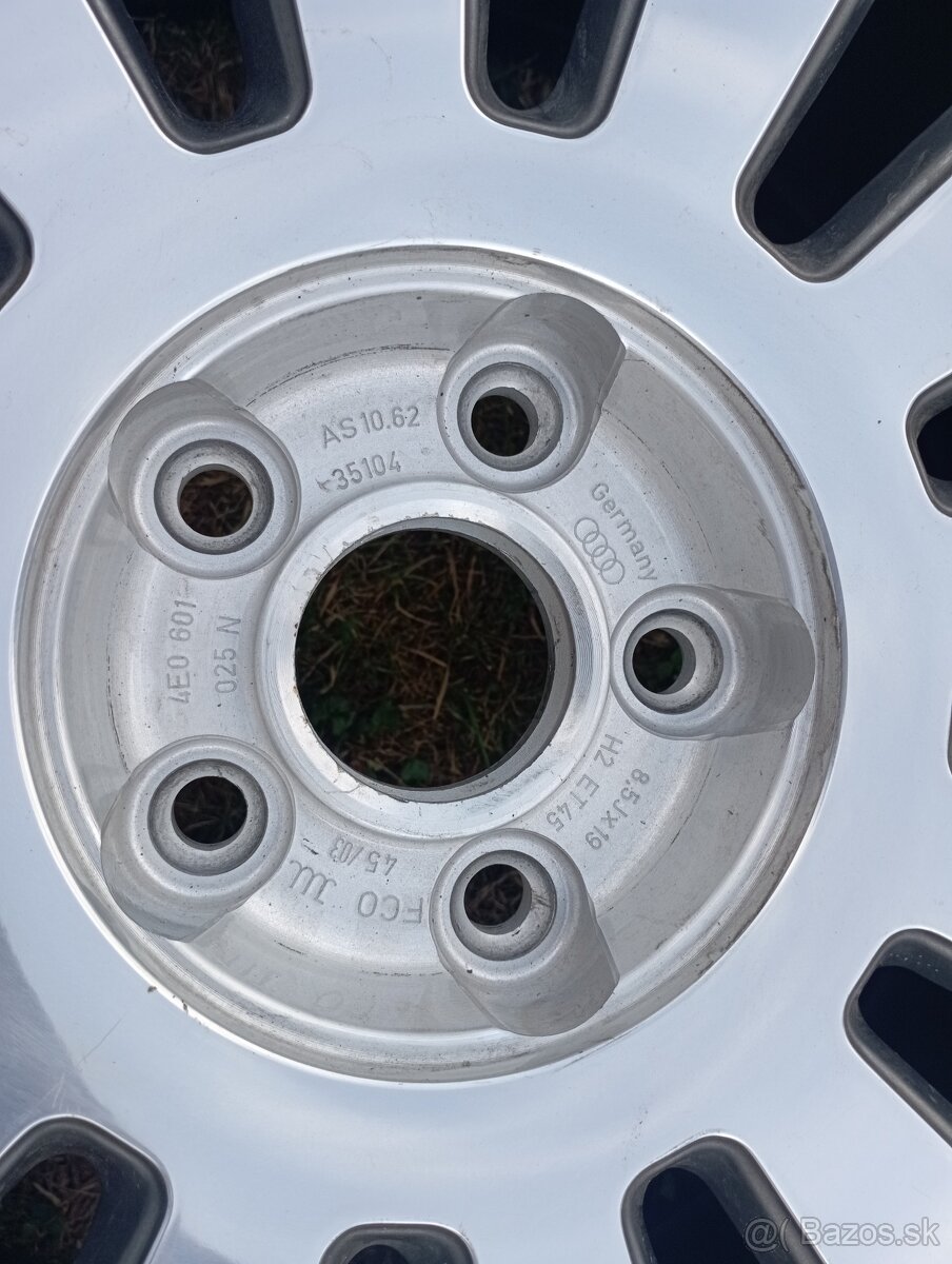 1ks alu disk Audi A8 19"X8,5 - 2
