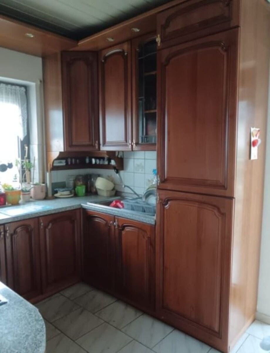 Kuchyňská linka buk masiv s vestavěnými spotřebiči,5723 - 2