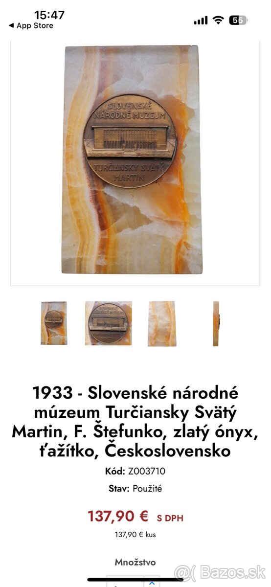 ťažítko Slovenské národné muzeum - 2