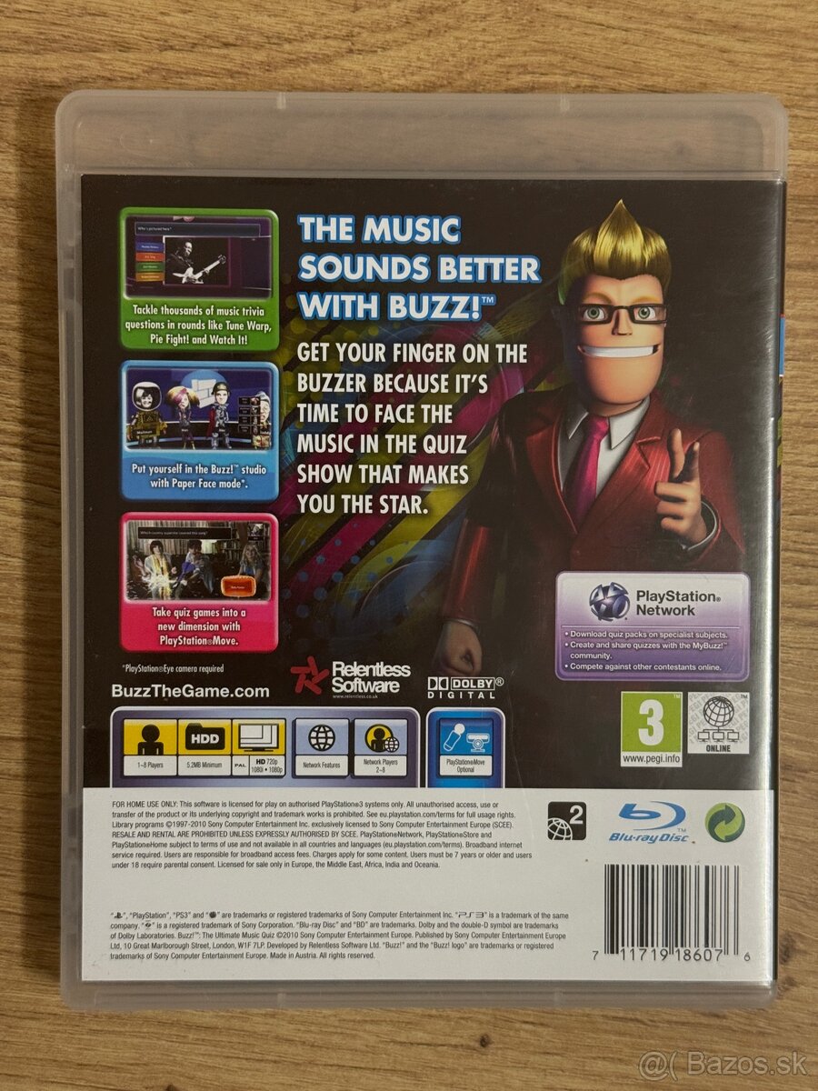 PS3 hra - Buzz: Music Quiz - 2