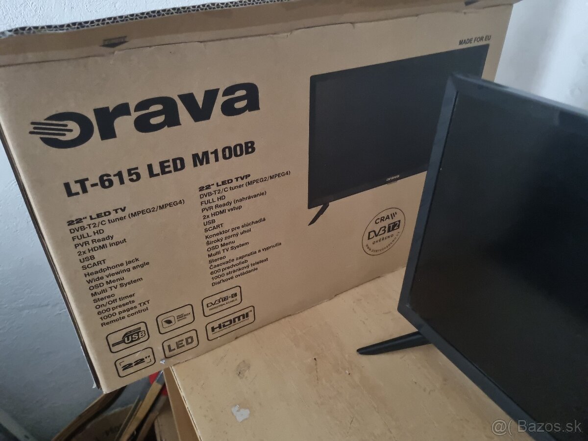 ORAVA LT-615 LED TV, 22" 55cm, FULL HD, DVB-T/T2/C - 2