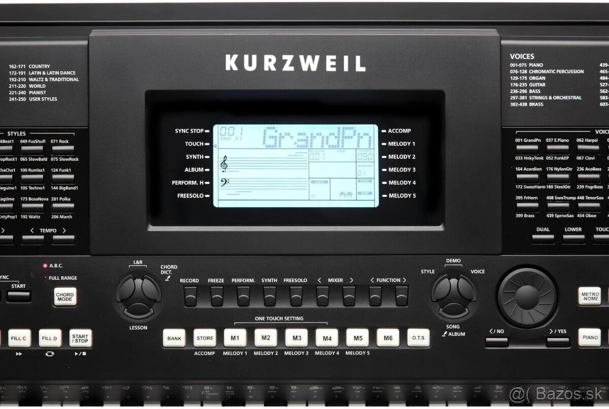 Predám syntetizér KURZWEIL KP 300X - 2