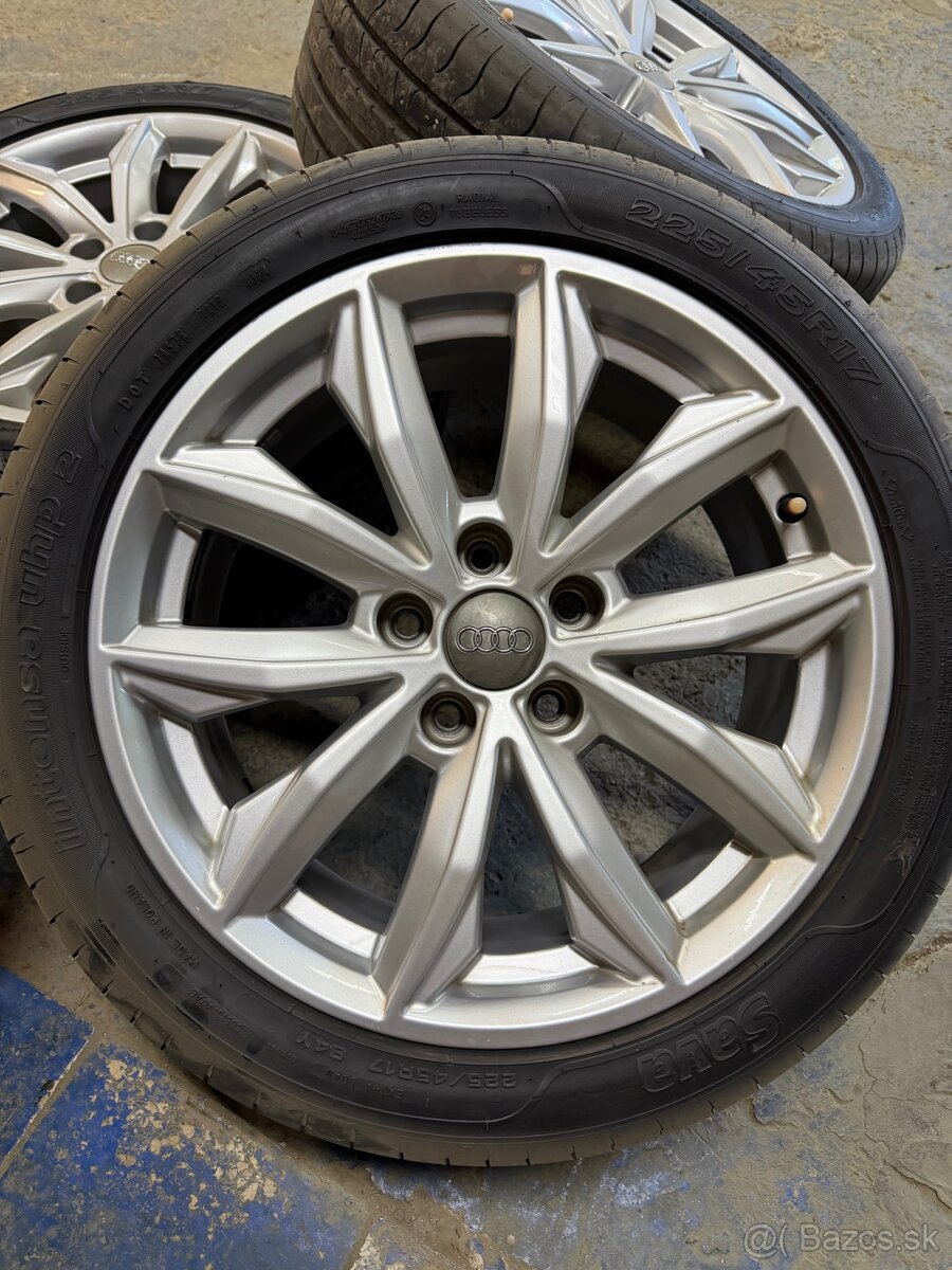 Predám elektróny + letné pneumatiky R17 (5x112) - 2