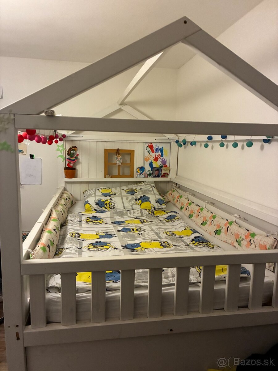 Detská drevená posteľ - 2