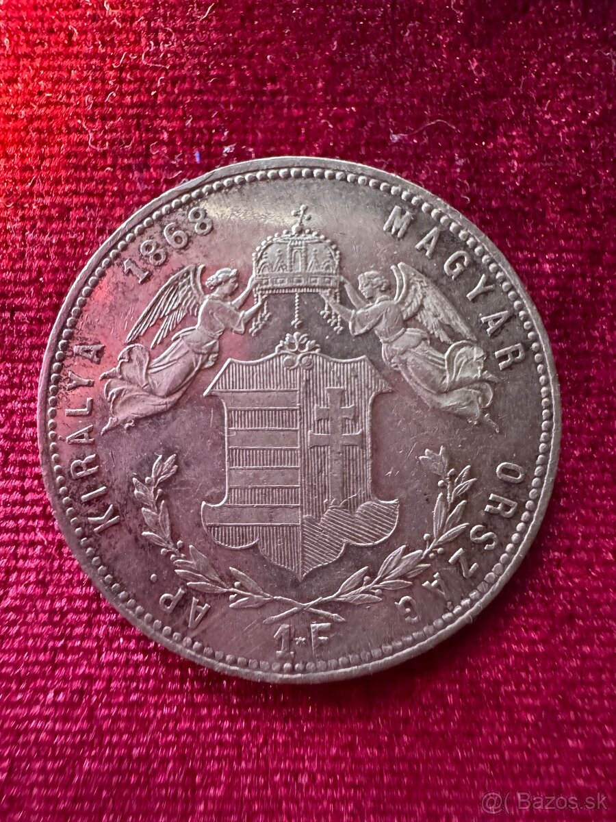 Zlatnik 1868 KB stav - 2