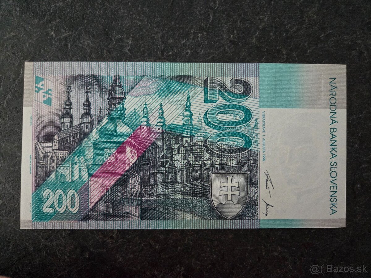 200 Sk 1995, stav N (UNC) - 2