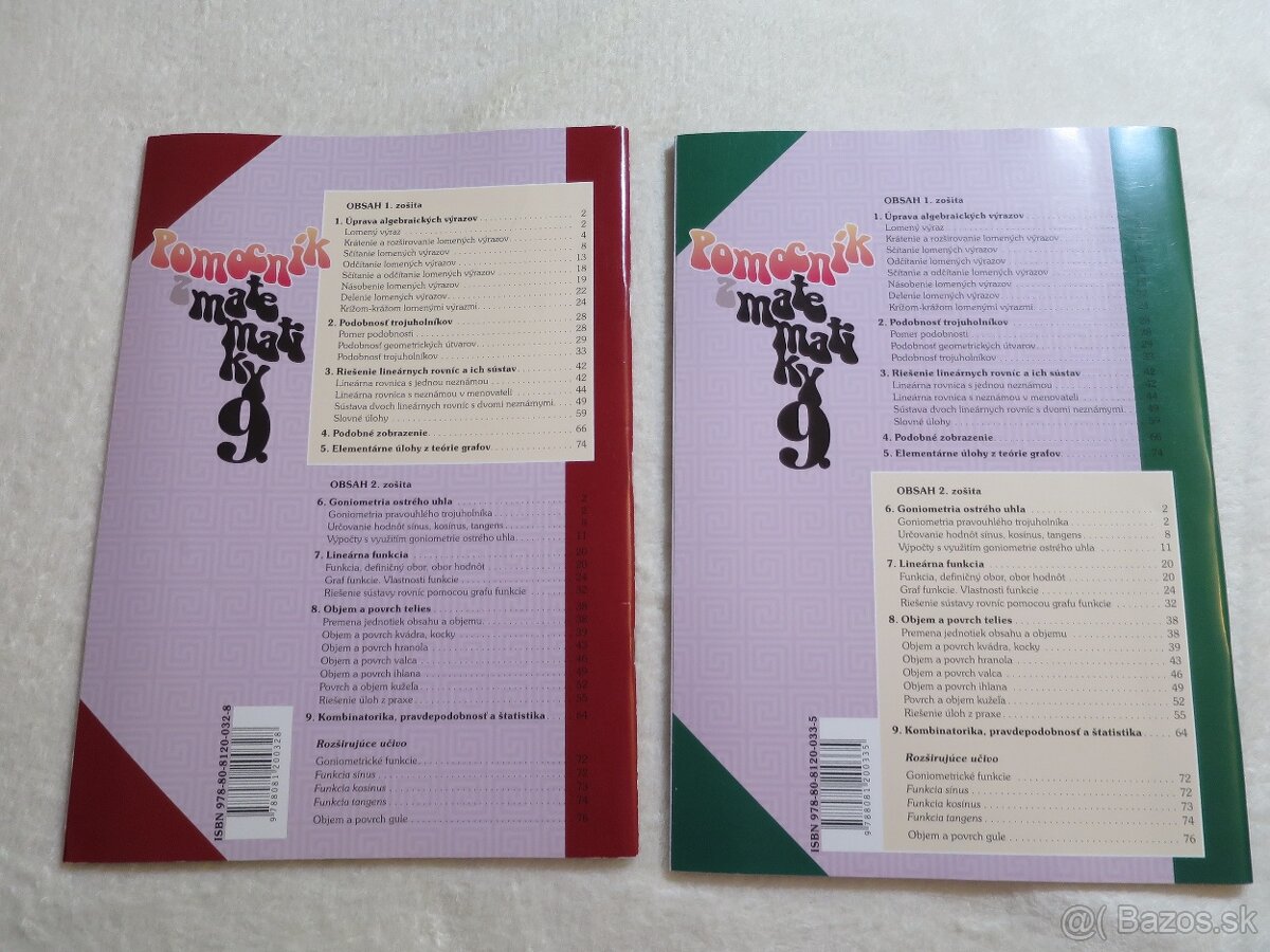 Bero - Pomocník z matematiky pre 9.ročník (2010) - 2