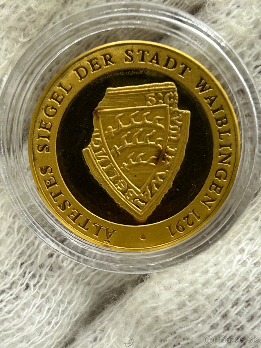 Zlatý Dukát, investičné zlato, zlato 999 24 karátové - 2