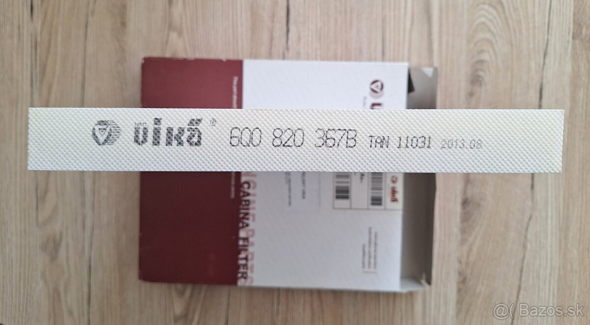 Peľový filter uhlíkový VIKA. - 2