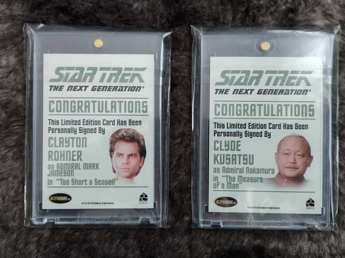 Zberateľské karty Star Trek a Star Wars - 2