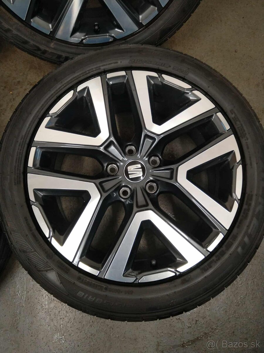 18" SEAT ATECA,ŠKODA,VW,AUDI + pneu originál. - 2