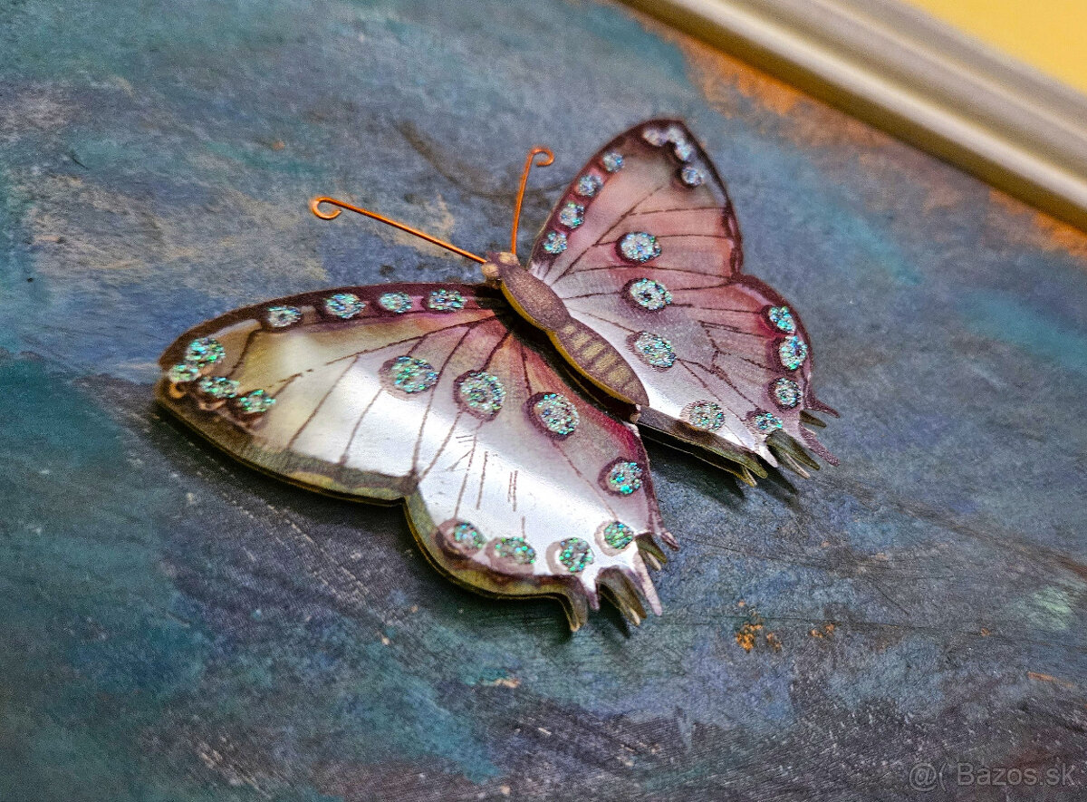 priestorové (3D) nálepky Motýľ, 2 balenia - 2