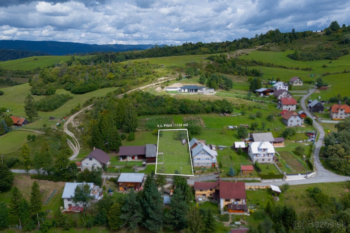 Stavebný pozemok v obci Pribiš - 2