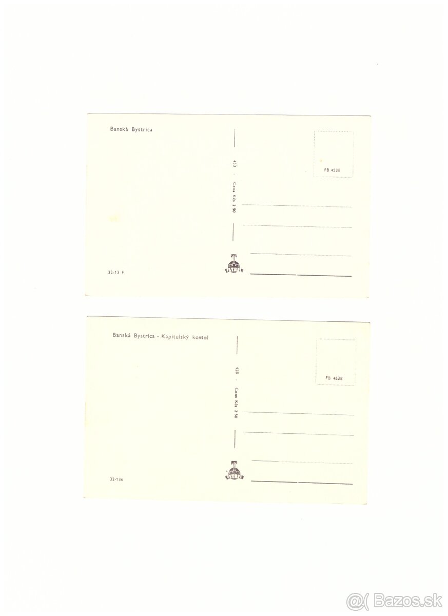 Pohľadnice ČB Banská Bystrica - 2