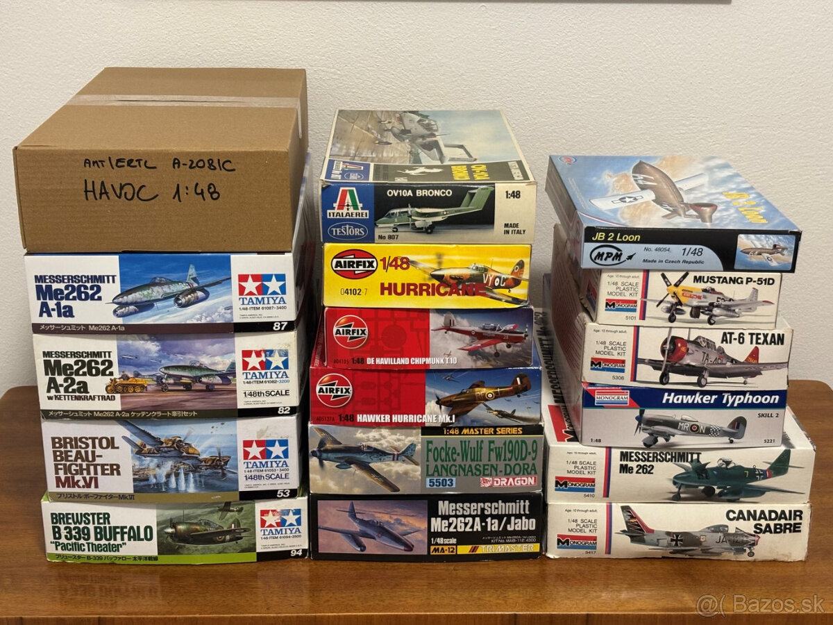 Plastikové modely lietadiel 1:48 - 2