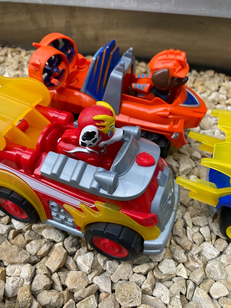 Autíčka 3ks Labkova patrola - 2
