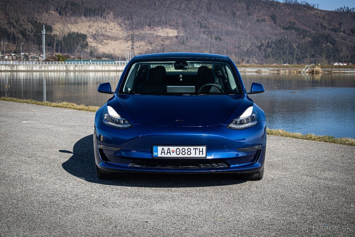 Tesla 3 Long Range, Premium Sound, Ťažné, Deep Blue Met, DPH - 2