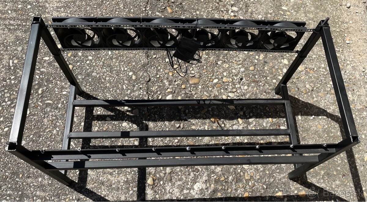 Oceľová stohovateľná konštrukciu na AI rig, GPU mining rig - 2