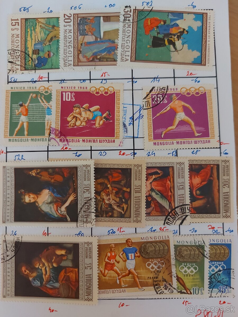 Známky mix. - 2