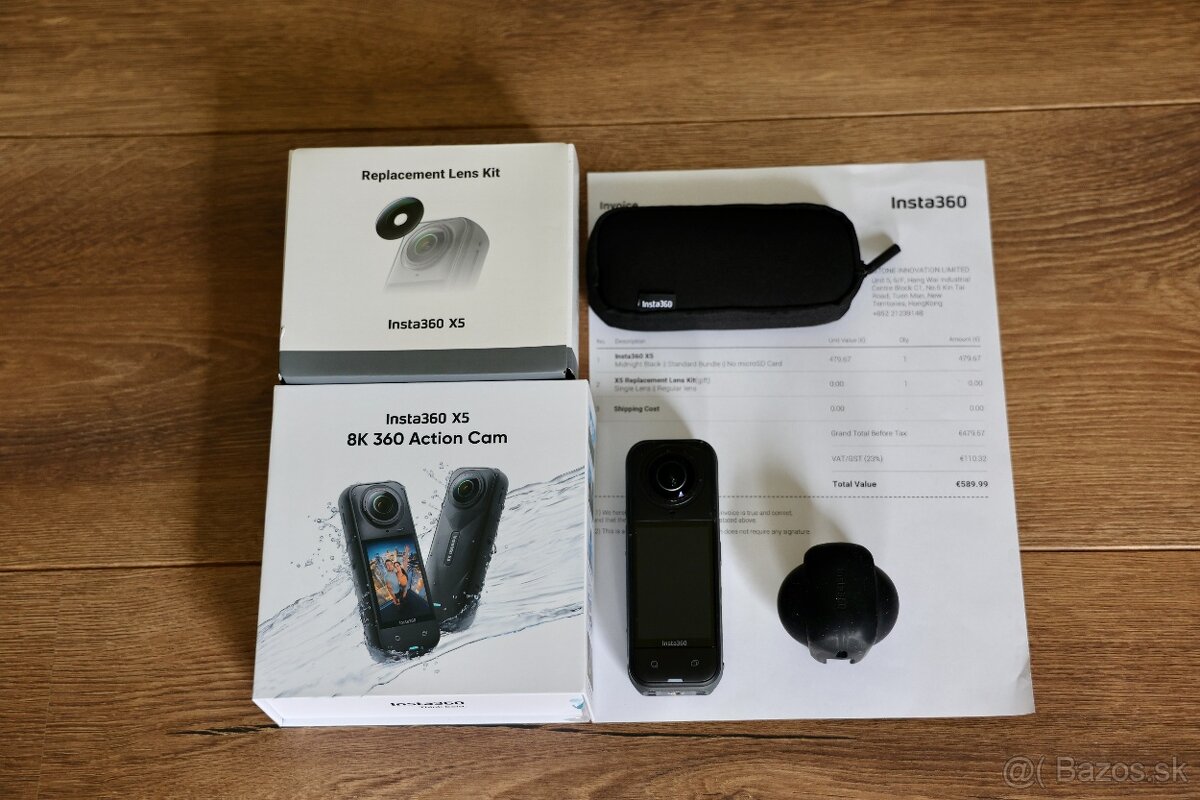 Insta360 X5 Standard bundle plus nové náhradné sklá - 2