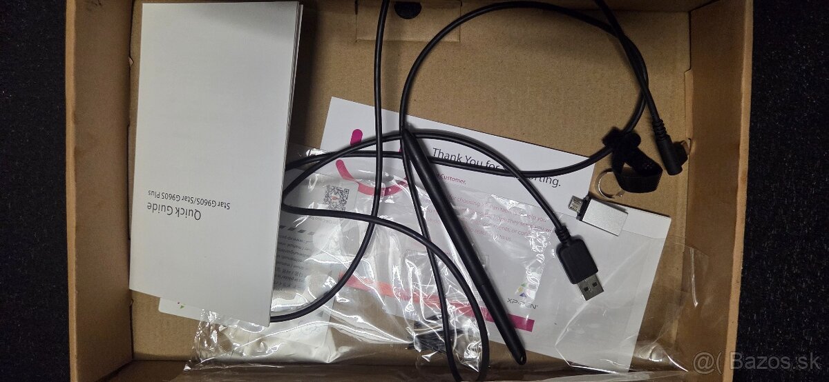 Grafický tablet XPPen Star G960S (G960S) čierny - 2