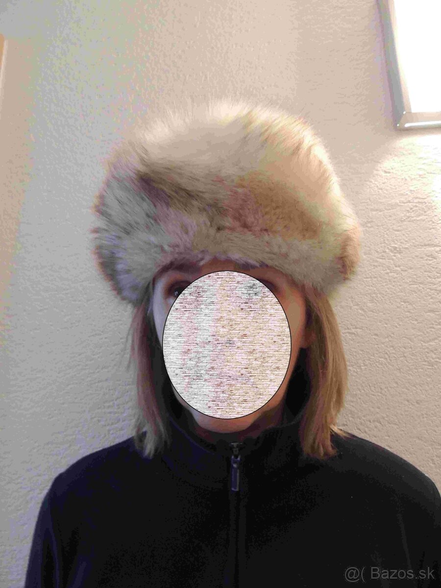 Dámska kožušinová čiapka - polárna líška - 2