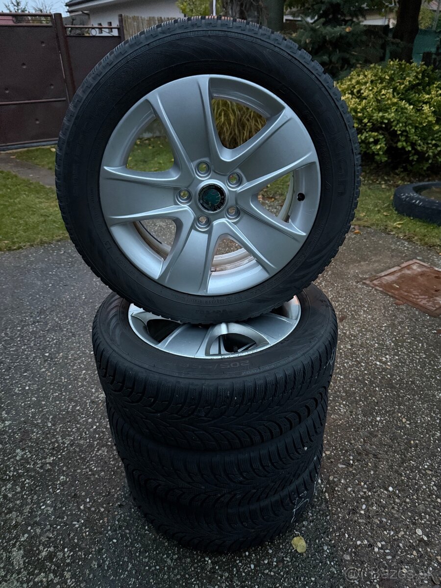 Zimná sada 205/55/16 Škoda 5x112 - 2