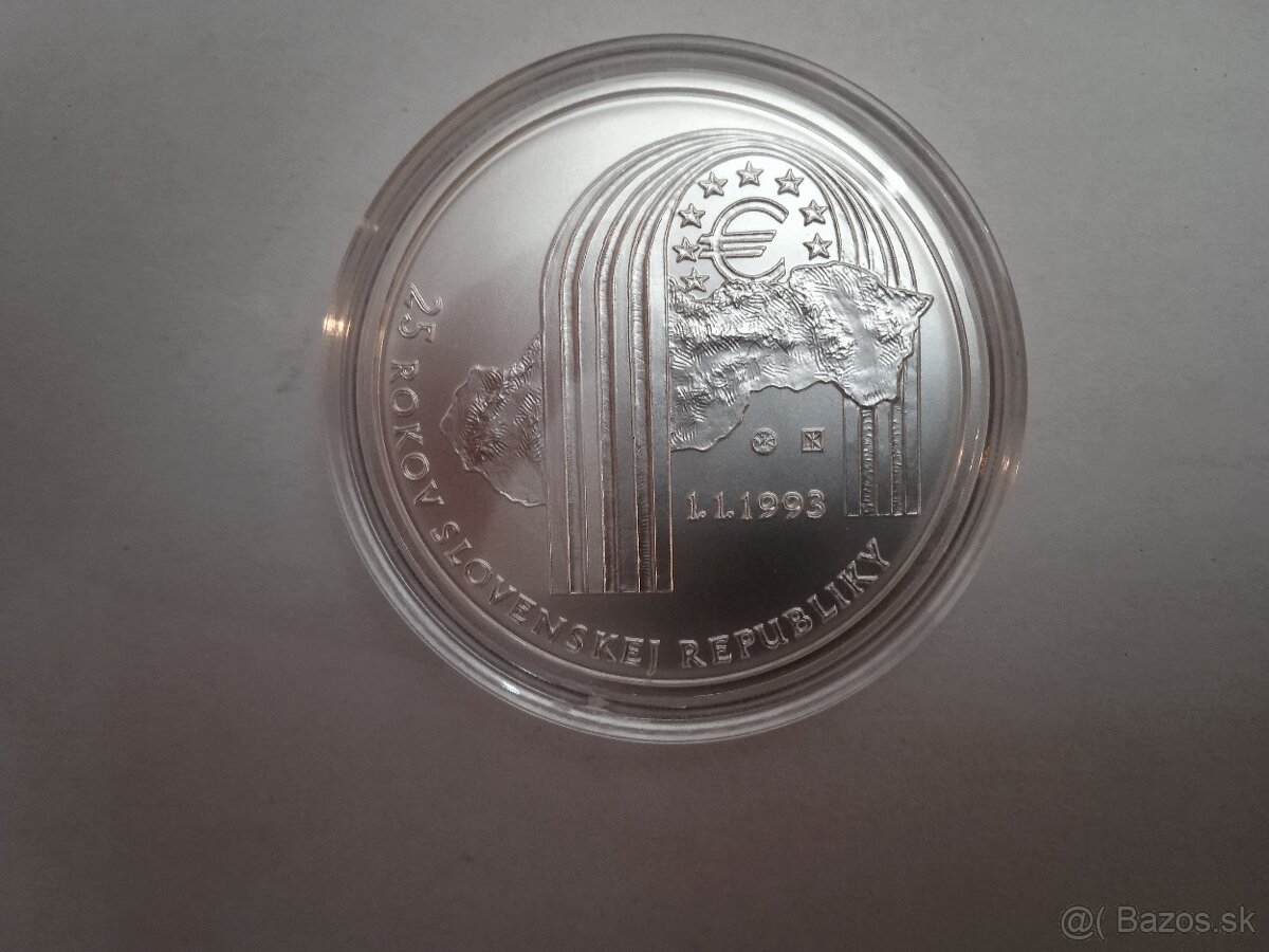 25 EUR - 25. výročie vzniku Slovenskej republiky BK - 2