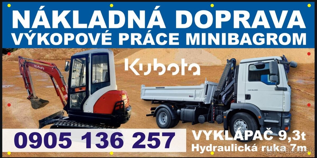 Nákladná doprava a výkopové práce - 2