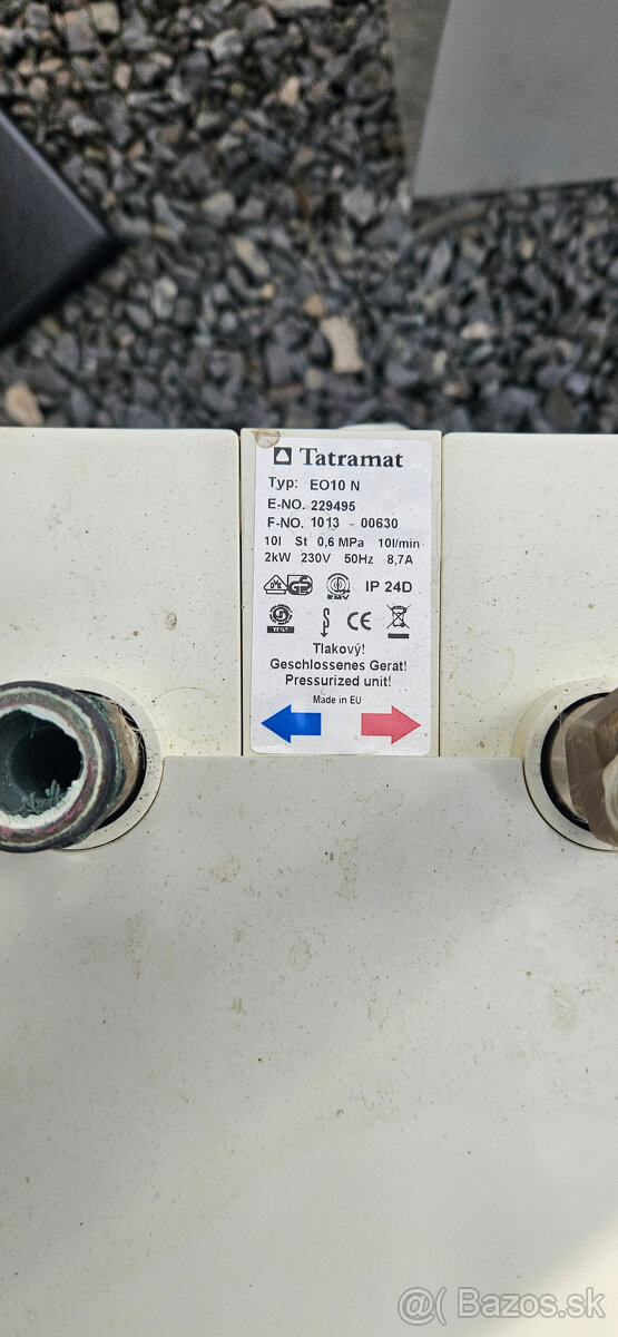 Tatramat elektrický tlakový ohrievač 10l - 2