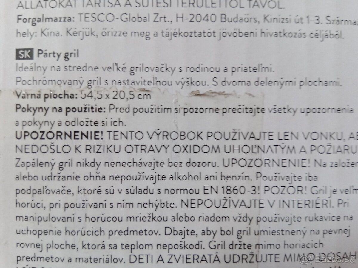 Zahradny kolieskovy gril - 2