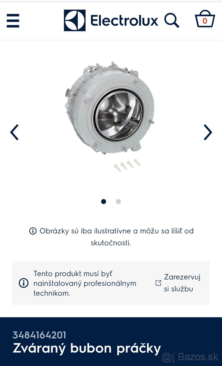 Bubon na práčku Elektrolux - 2