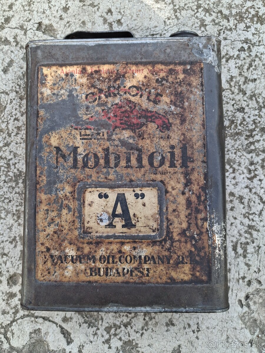 Plechovka Mobil oil - 2
