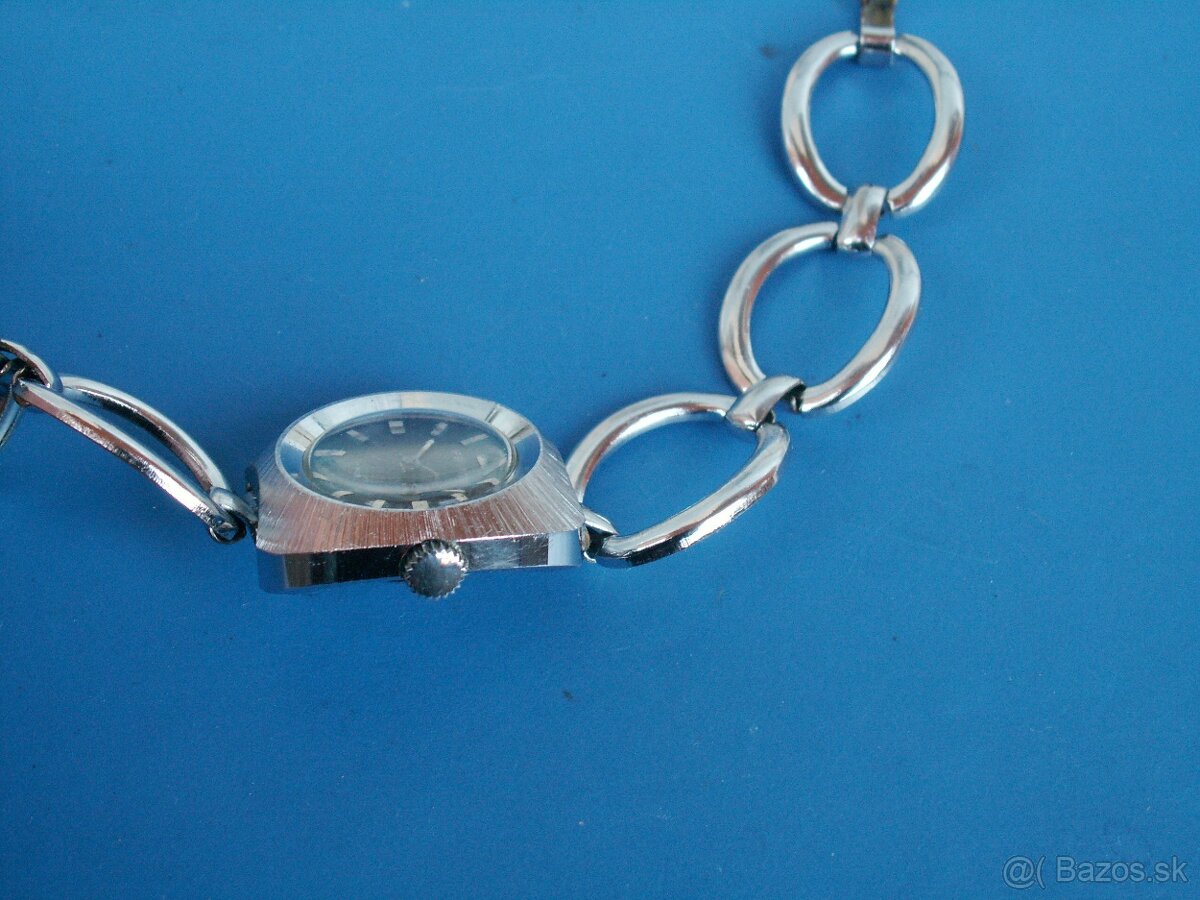 Hodinky Prim + dobový originál remienok. - 2