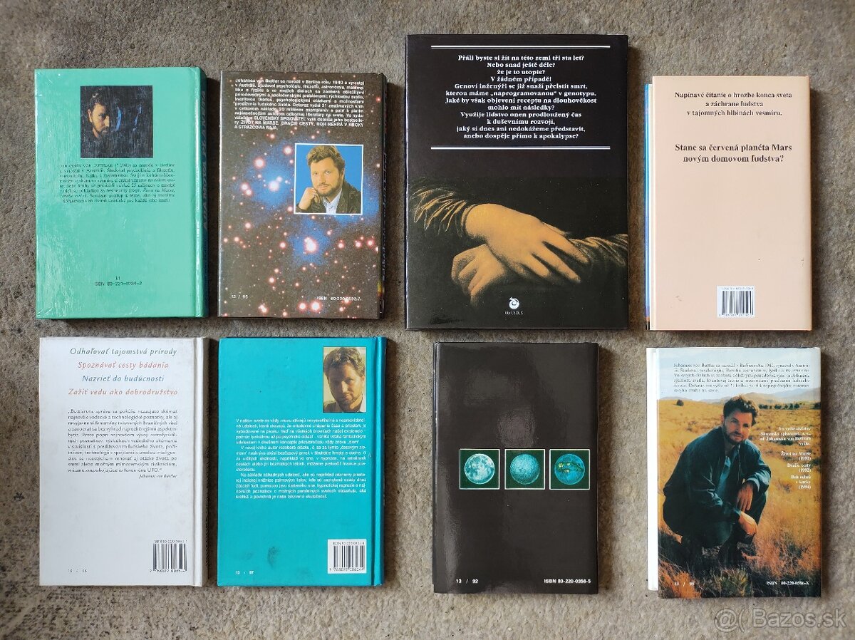 Johannes von Buttlar - kolekcia 8 kníh - 2