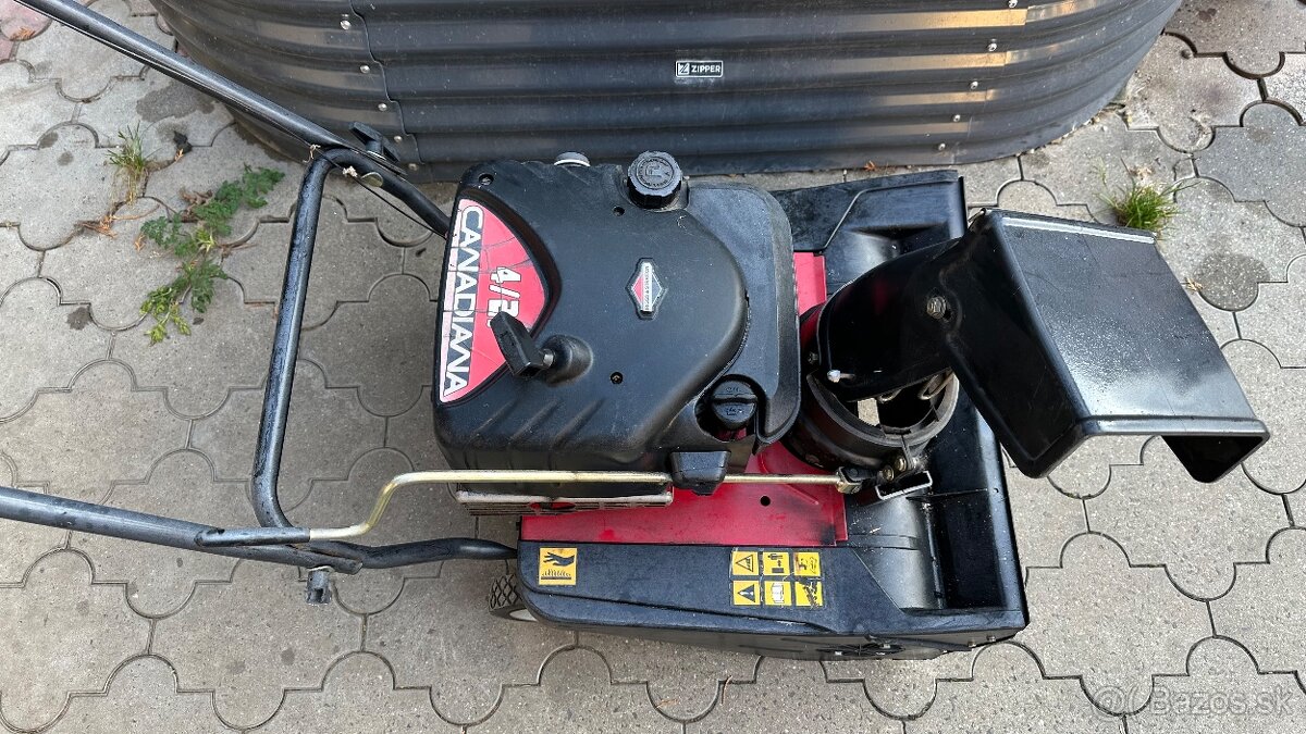 Predam Benzinovu Sneznu Frezu Canadiana 4/21 vo výbornom sta - 2