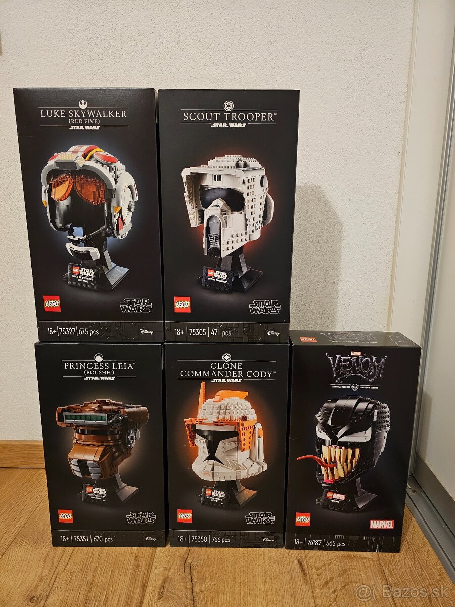 LEGO Star Wars a Marvel helmy NOVÉ - 2