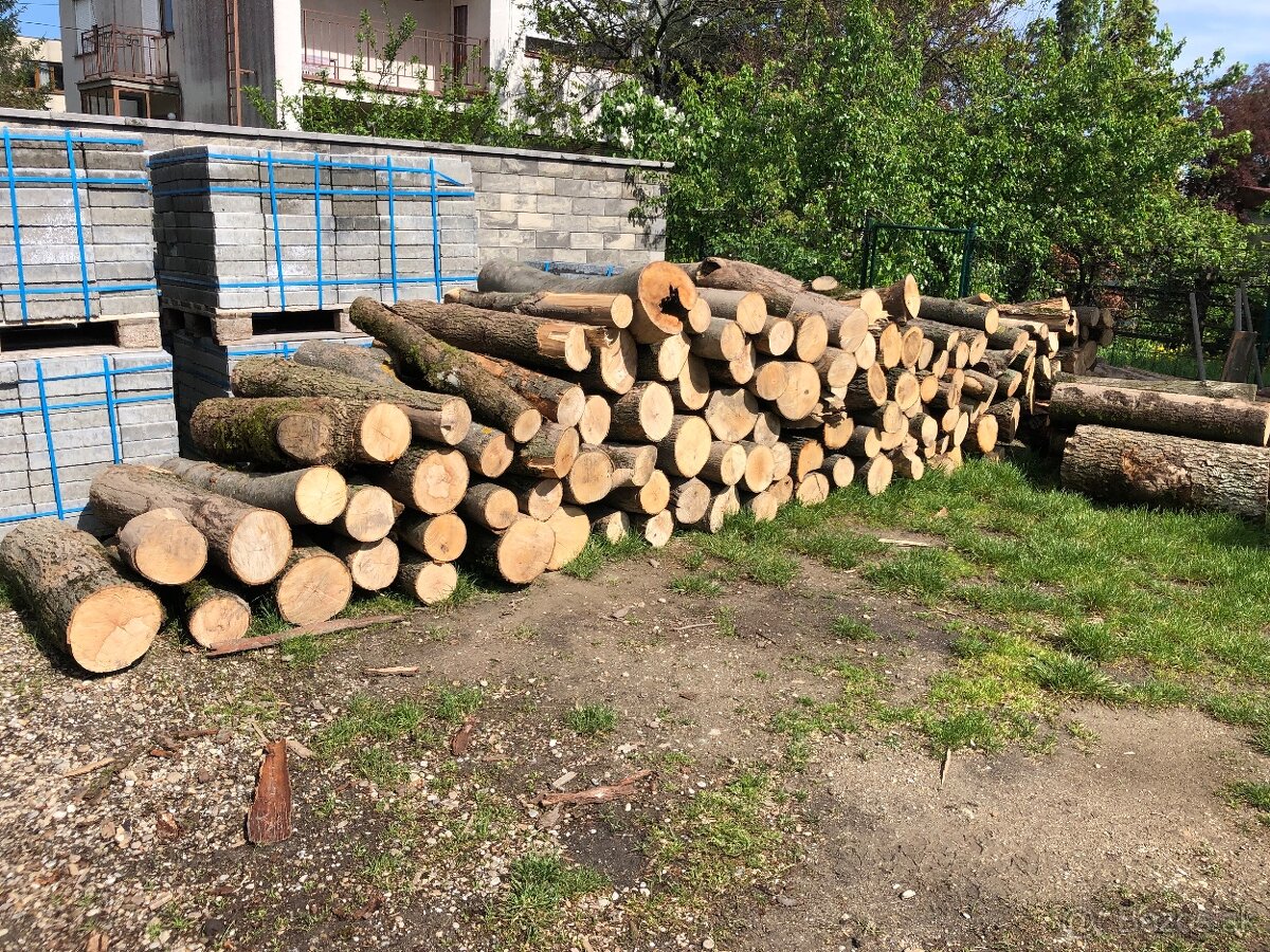 Predám palivove drevo buk jasen doprava 30km gratis - 2