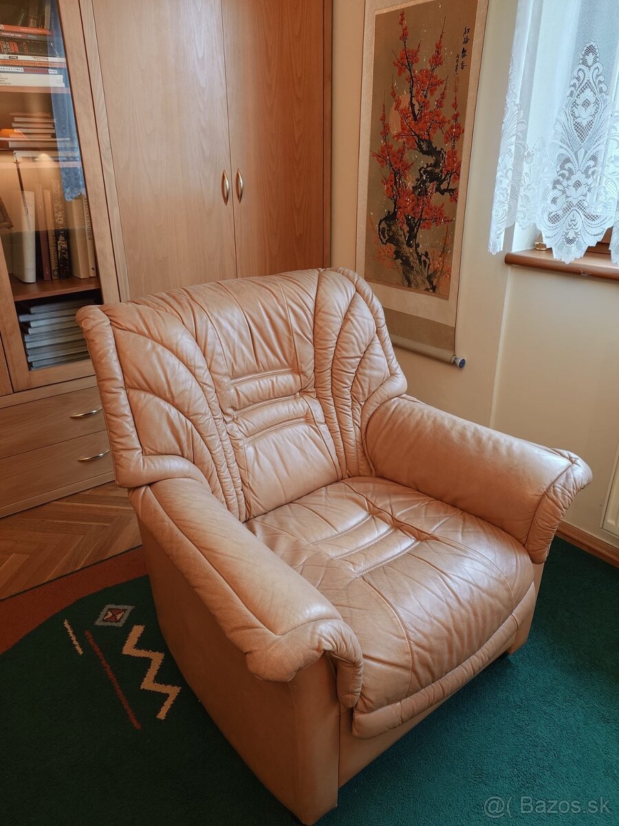 Kožená sedacia súprava - 2