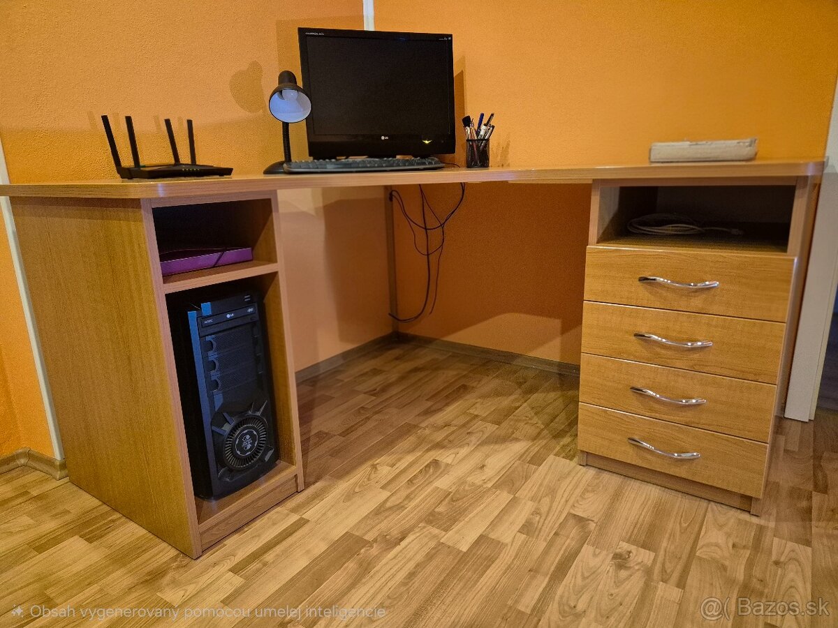 Rohový písací stôl - 2