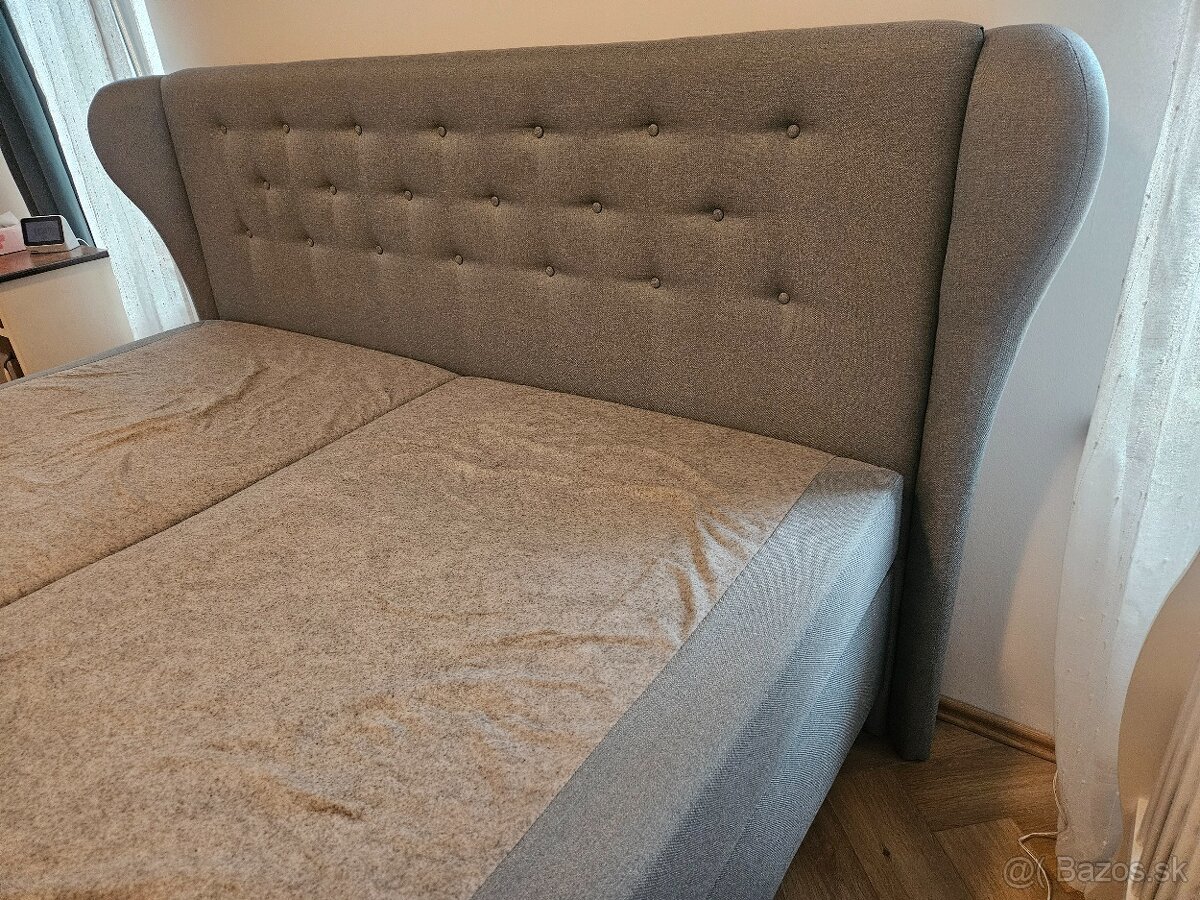 Manzelska postel boxspring - 2