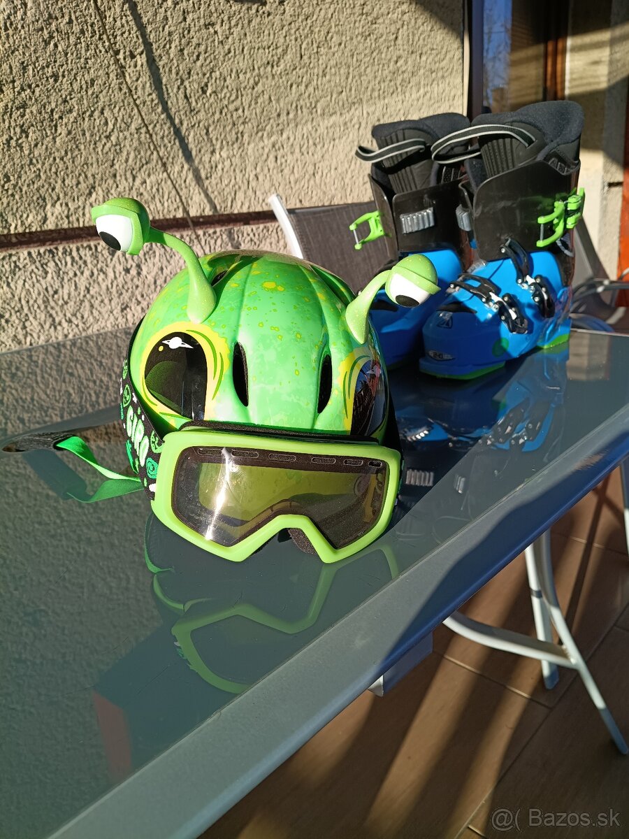 Prilba detska + okuliare - 2