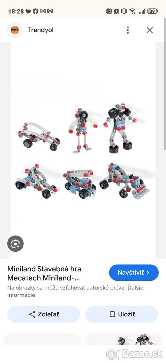 konštrukčná stavebnica Miniland Educational Mecatech - 2