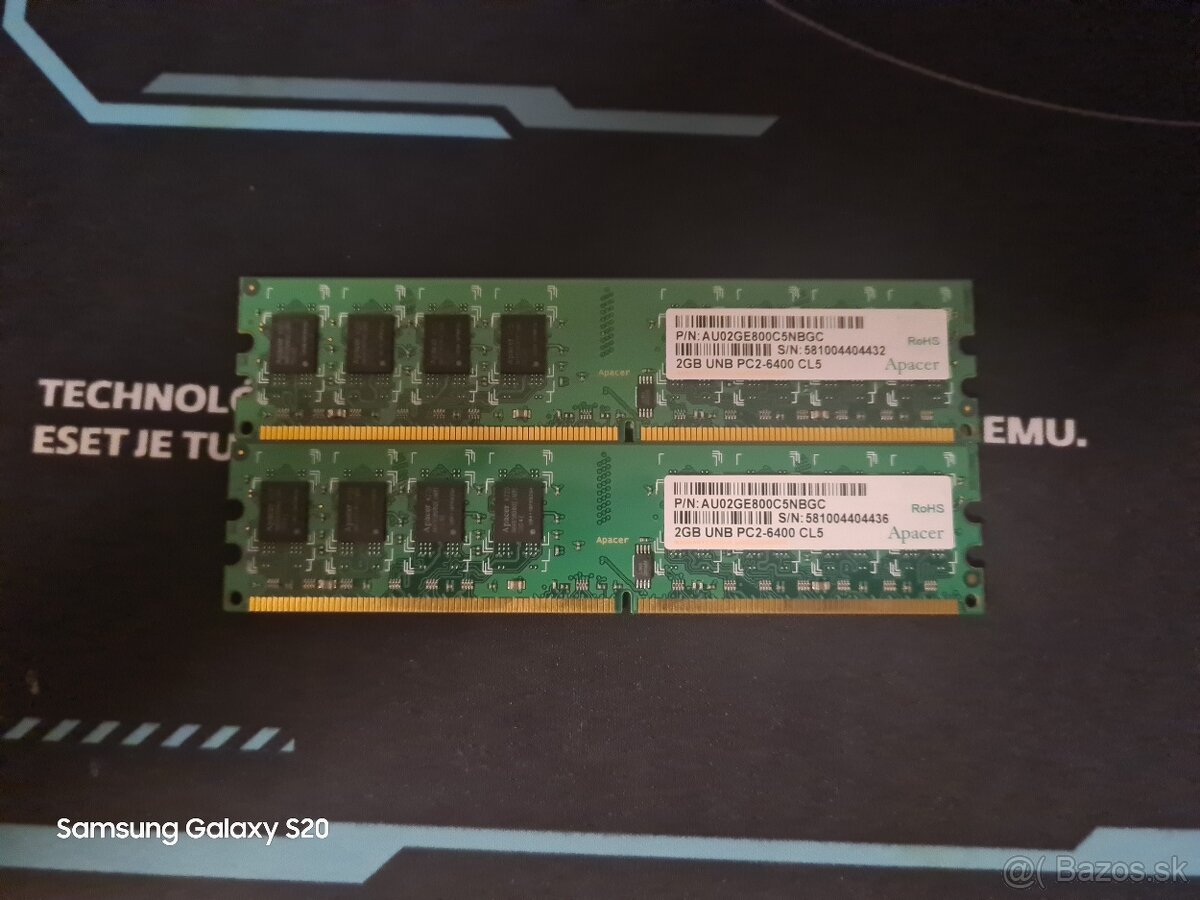 Ramky 2x2gb ddr2 - 2