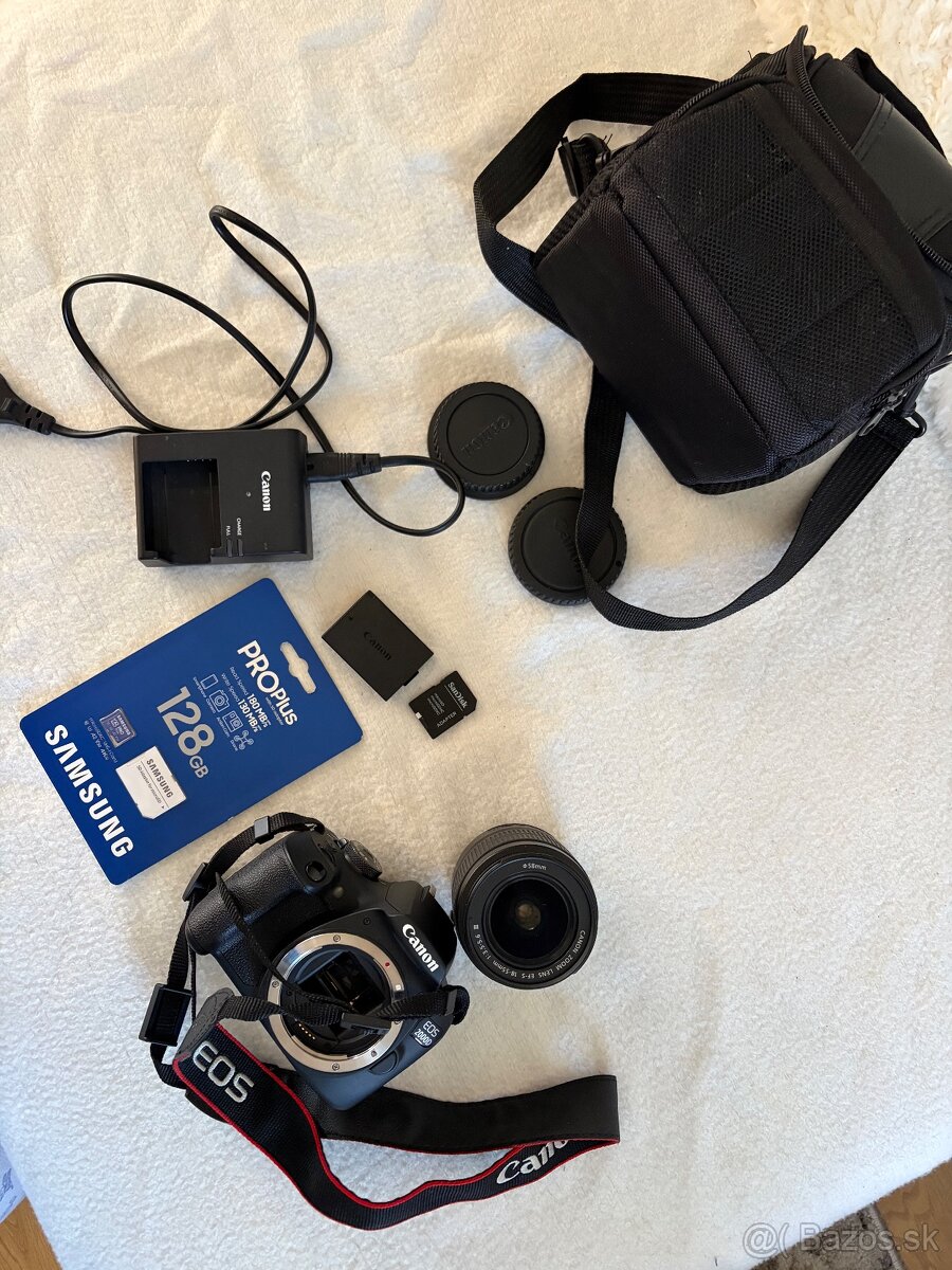 📸 Canon EOS 2000D + príslušenstvo – kompletný set - 2